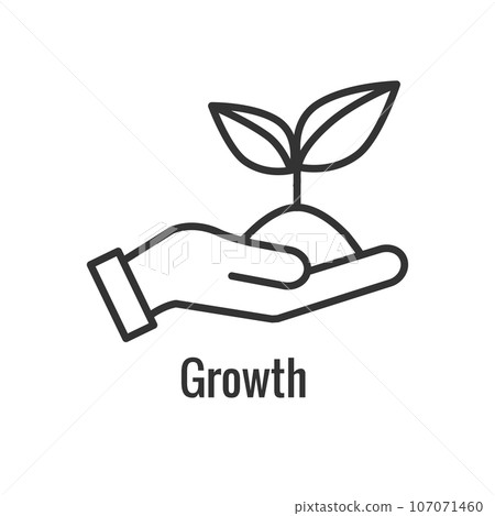 Business and Corporate Ethics Showing Company Values Icon and Single Aspect 107071460