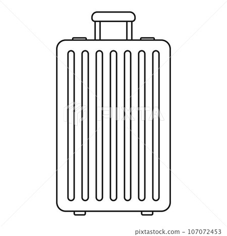 Travel new bag icon. Outline illustration of travel new bag vector icon for web design isolated on white background Travel new bag icon. Outline illustration of travel new bag vector icon for web design isolated on white background 107072453