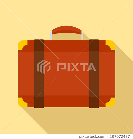 Luggage bag icon. Flat illustration of luggage bag vector icon for web design Luggage bag icon. Flat illustration of luggage bag vector icon for web design 107072487