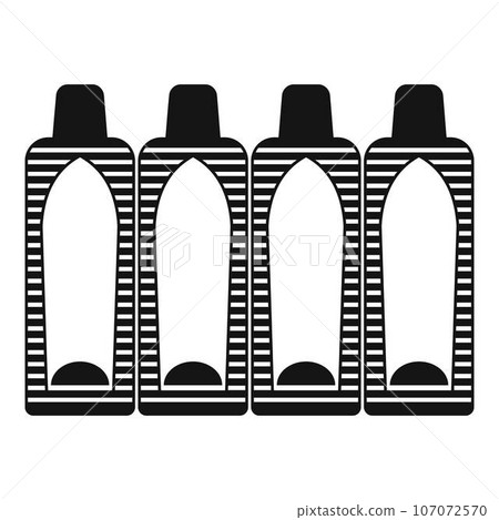 Suppositories icon. Simple illustration of suppositories vector icon for web design isolated on white background 107072570
