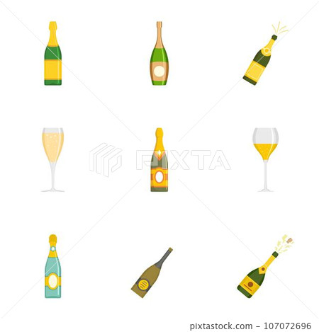 Tumbler icons set. Cartoon set of 9 tumbler vector icons for web isolated on white background Tumbler icons set. Cartoon set of 9 tumbler vector icons for web isolated on white background 107072696