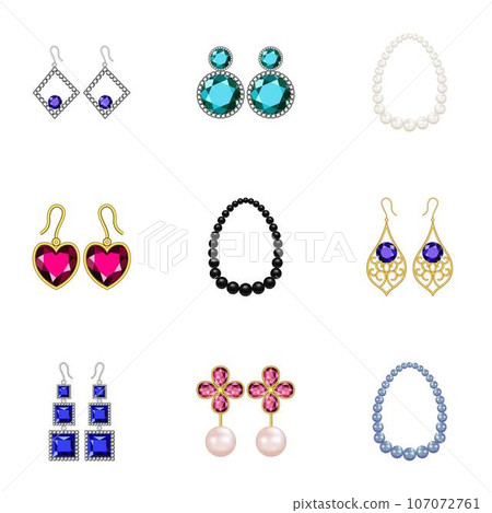 Beautification icons set. Cartoon set of 9 beautification vector icons for web isolated on white background Beautification icons set. Cartoon set of 9 beautification vector icons for web isolated on white background 107072761