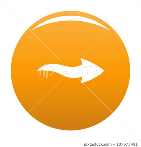 Arrow icon in black. Simple illustration of arrow icon vector isolated on white background Arrow icon in black. Simple illustration of arrow icon vector isolated on white background 107073481