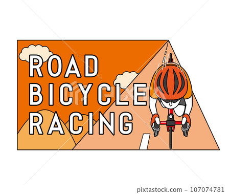 Image illustration of cycle road race 107074781