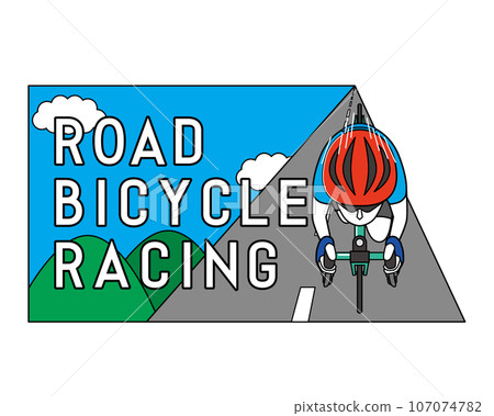 Image illustration of cycle road race 107074782