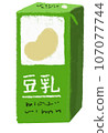 Soy milk 107077744