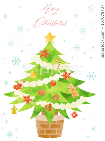 cute christmas illustration 107078737