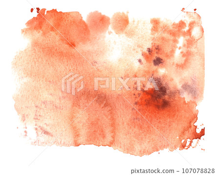Hand-painted watercolor Illustration colourful autumn spots and splashes. Isolated on a white background. Perfect texture for your creative design, background cards, flyers, prints Hand-painted watercolor Illustration colourful autumn spots and splashes. Isolated on a white background. Perfect texture for your creative design, background cards, flyers, prints 107078828