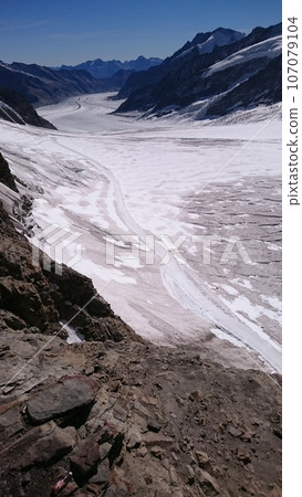 Switzerland Jungfrau Joch Aletch glacier 107079104