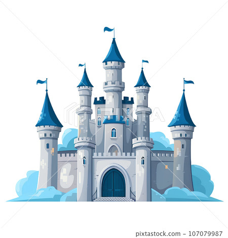 castle, fantasy, fairytale, illustration, medieval, building, tower, kingdom, background, cartoon, old, architecture, palace, landscape, fortress, tale, princess, house, ancient, fairy, magic, isolate 107079987