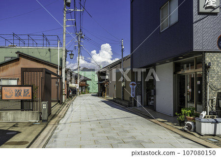 福井縣堺市三國港上屋町街街景 107080150