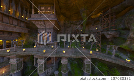 Underground temple 107080381