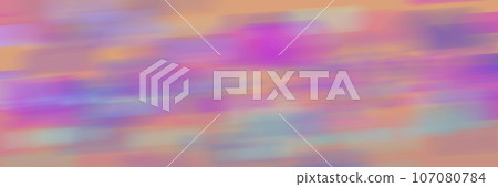 On an orange background, fuzzy smears in shades of purple and blue. 107080784