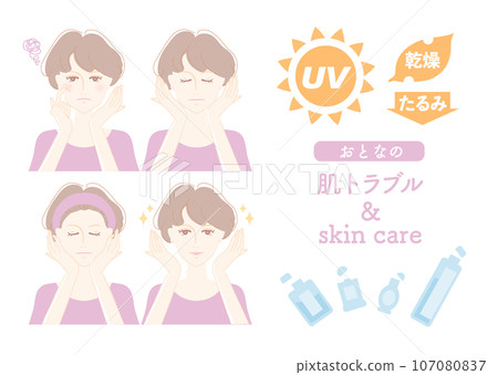 skin care_beauty_women_skin troubles 107080837