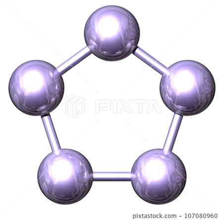 3D/3DCG "Five spheres/ball collaboration" Purple, Purple 107080960