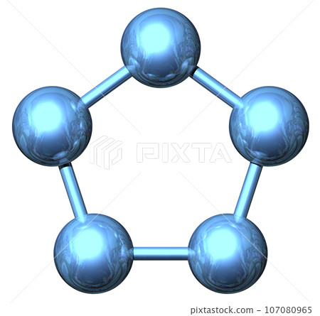3D/3DCG "Five spheres/ball collaboration" Blue, Blue 3D/3DCG "Five spheres/ball collaboration" Blue, Blue 107080965