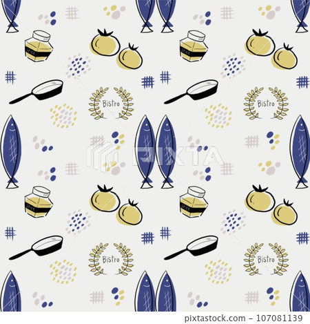 Pattern Scandinavian style kitchen 107081139