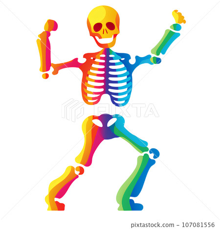 skeleton, rainbow, human, skull, halloween, fun, anatomy, color, concept, swirl, sweet, spooky, spiral, symbol, snack, treat, bright, sugar, stick, scary, death, candy, lollipop, childhood, dead,  107081556