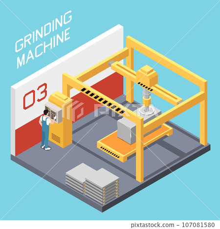 Stone Factory Isometric 107081580