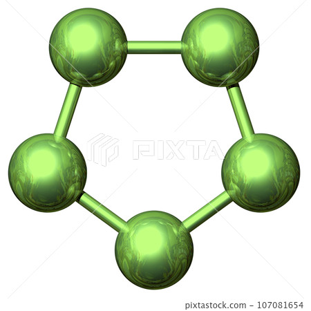 3D/3DCG《五球體/球協作》綠色、綠色 107081654