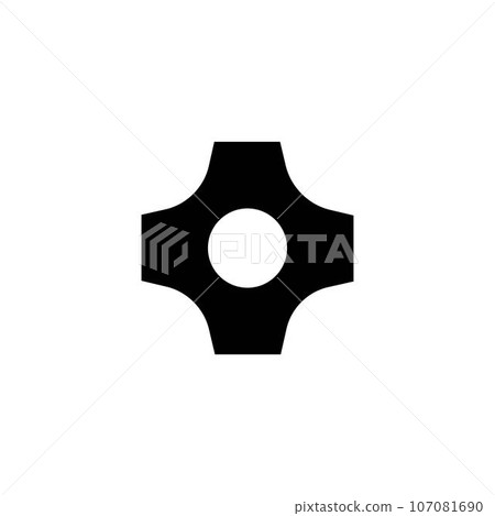 gear icon stock illustration design 107081690