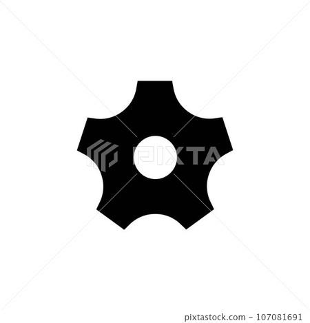 gear icon stock illustration design 107081691