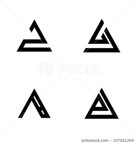 letter a logo vektor illustration design letter a logo vektor illustration design 107082269