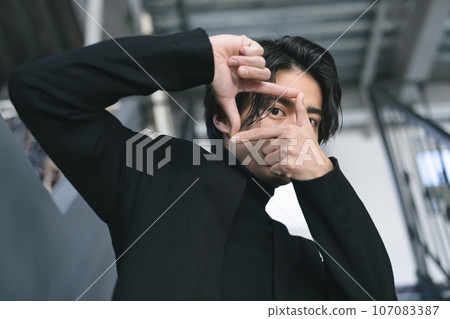 Young man beauty portrait Young man beauty portrait 107083387