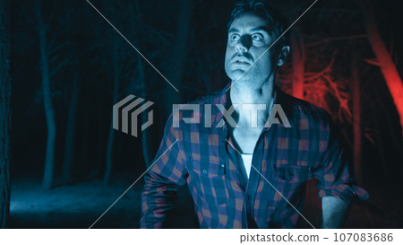 Serial Killer Man Get Arrested By Police In The Forest Serial Killer Man Get Arrested By Police In The Forest 107083686