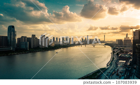 Landscape in guangzhou city  ,China  107083939