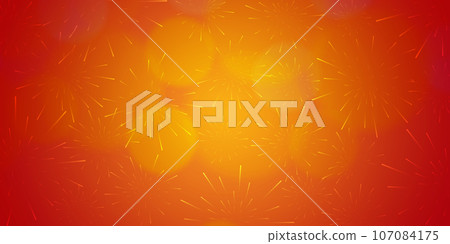 Vector illustration of fireworks on orange background. Fireworks background. Happy Diwali celebration firecrackers on abstract background in bokeh effects. Vector illustration of fireworks on orange background. Fireworks background. Happy Diwali celebration firecrackers on abstract background in bokeh effects. 107084175