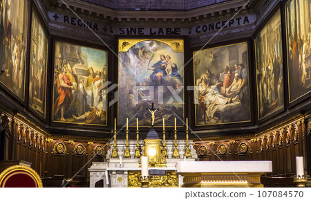 Notre Dame des victoires church, Paris, France 107084570