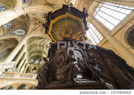 Saint Etienne du mont church, Paris, France 107084668