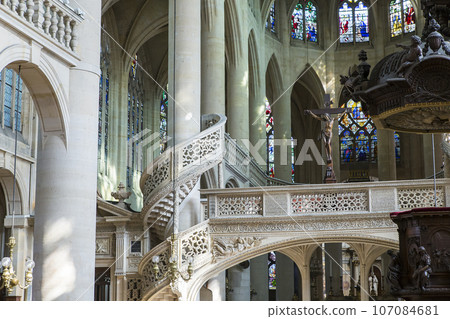 Saint Etienne du mont church, Paris, France 107084681