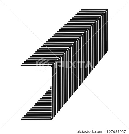 Staple Pin Icon, Stapler Metal Staple Fastener Vector illustration symbol design Staple Pin Icon, Stapler Metal Staple Fastener Vector illustration symbol design 107085037