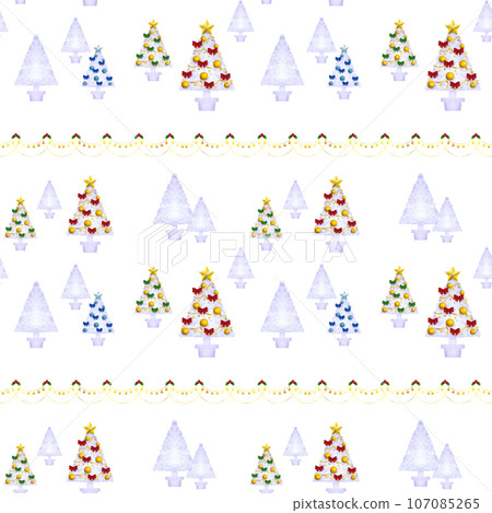 聖誕樹無縫圖案 B-4 聖誕樹無縫圖案 B-4 107085265