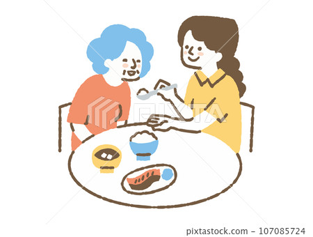 女保母幫忙煮飯_color 107085724