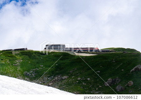 從白馬山頂小屋眺望白馬山莊 107086612