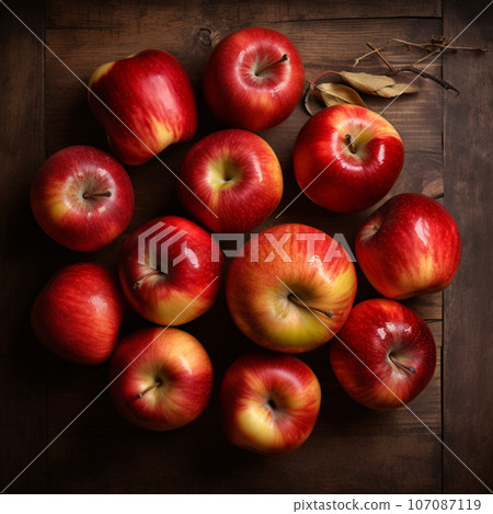 秋天的收穫：桌上的蘋果 107087119