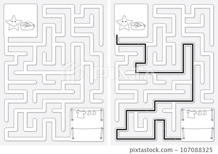 Easy little star maze 107088325