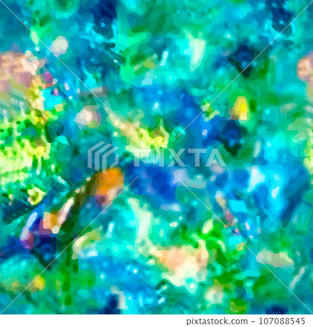 Vector seamless pattern with color shapes. Background for printing brochure, poster, textile design, card, web, magazines, wallpapers. 107088545