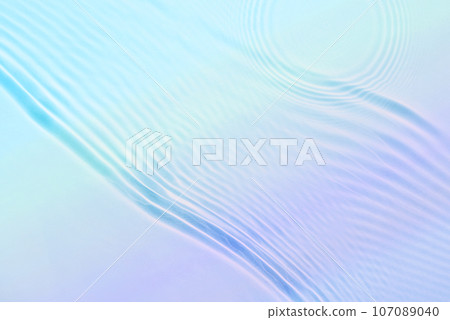 The texture of water on a blue background. The texture of water on a blue background. 107089040