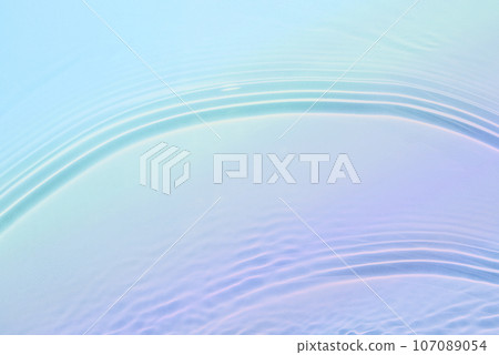 The texture of water on a blue background. The texture of water on a blue background. 107089054