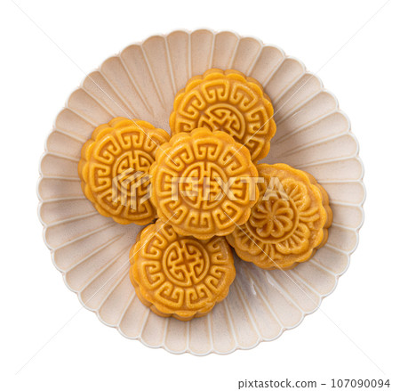 中秋節 月餅 節日 去背 Mid-Autumn Festival Moon cake げっぺい 107090094