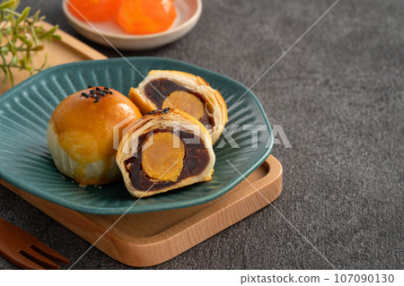 中秋節 月餅 蛋黃酥 中秋 Mid-Autumn Festival Moon cake げっぺい 107090130