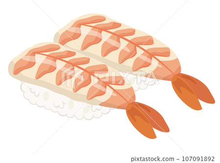 壽司_握壽司_蝦 107091892