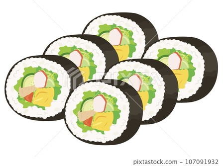 壽司_futomaki_沙拉卷 107091932