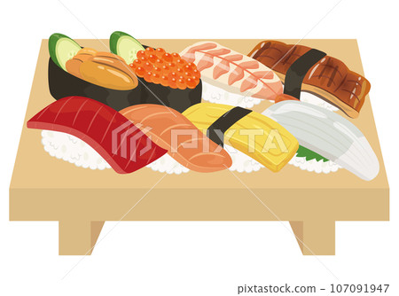 Sushi_Nigiri sushi_Sushi geta Sushi_Nigiri sushi_Sushi geta 107091947