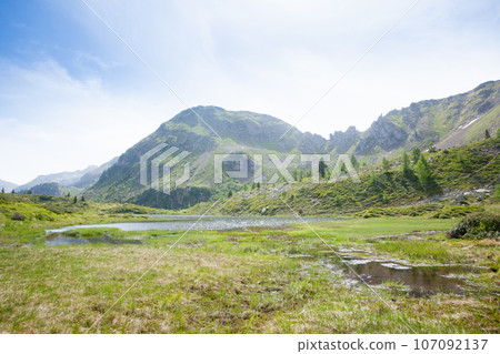 Lagorai mountain range landscape, italian Alps Lagorai mountain range landscape, italian Alps 107092137