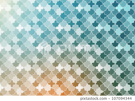 Jigsaw green gradient minimal geometric pattern puzzle background Jigsaw green gradient minimal geometric pattern puzzle background 107094344